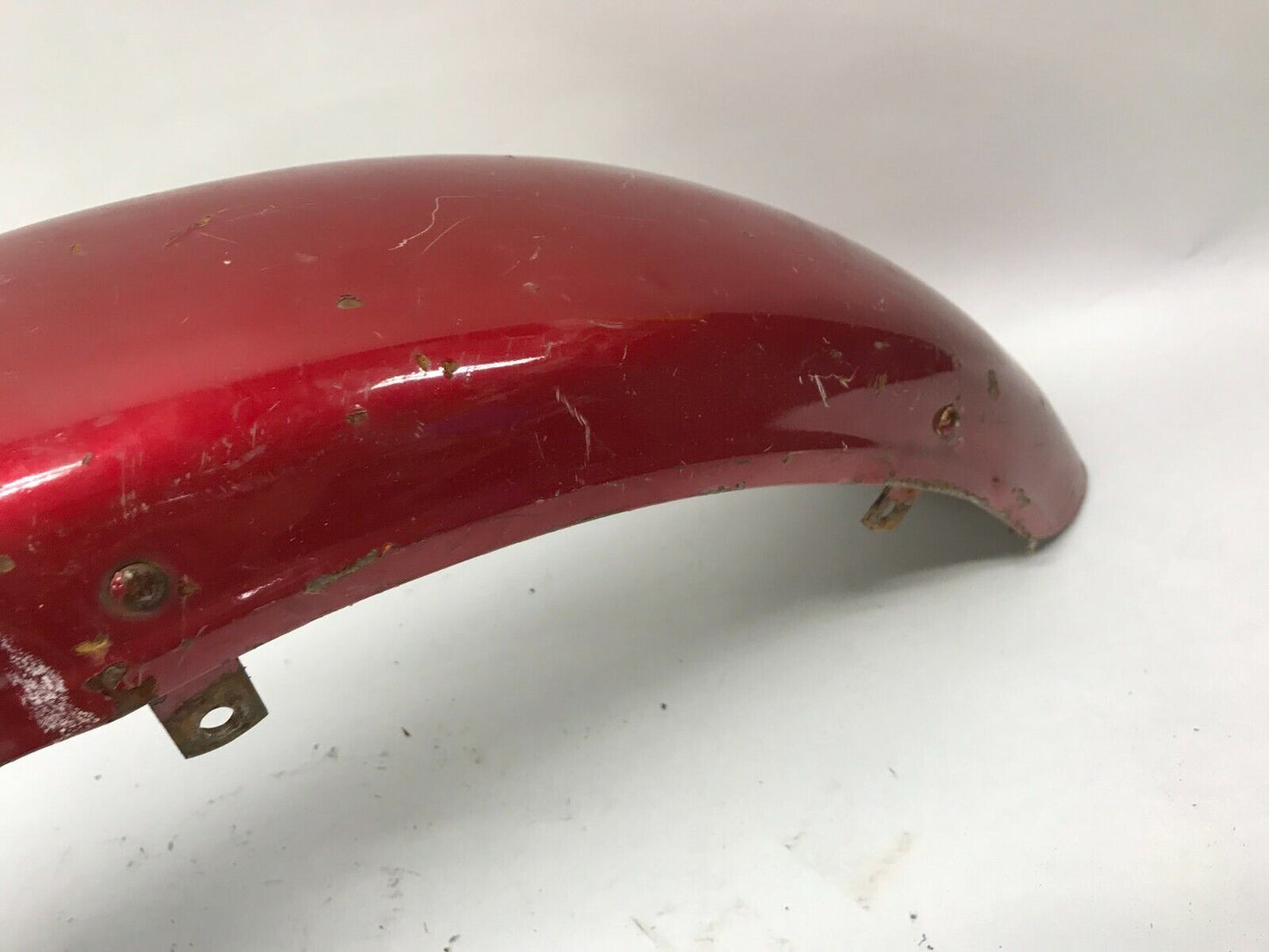 Vintage Harley Davidson Ironhead Front 5"  Fender Red no Dents Metal XLCH XLH