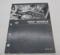 Harley Davidson Official Factory 2005 VRSC Model Parts Catalog 99457-05