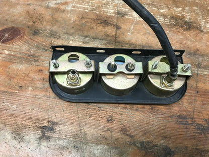 Summit Racing Gauge Dash Cluster Oil Pressure Amps Water Temperature 44278