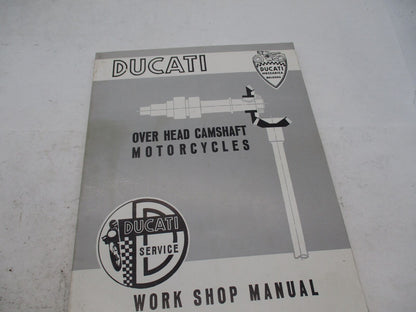 Ducati Overhead Camshaft Motorcycles Workshop Manual Book 10-00830