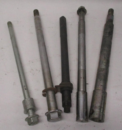 Mixed Lot of (5) Harley Front Rear Wheel Axles Softail Dyna sportster #4