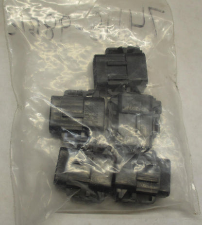Lot of (5) Harley Davidson Genuine 8 Way Black Socket Housings 74118-98BK