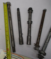 Mixed Lot of (5) Harley Front / Rear Wheel Axles Softail Dyna Sportster #1