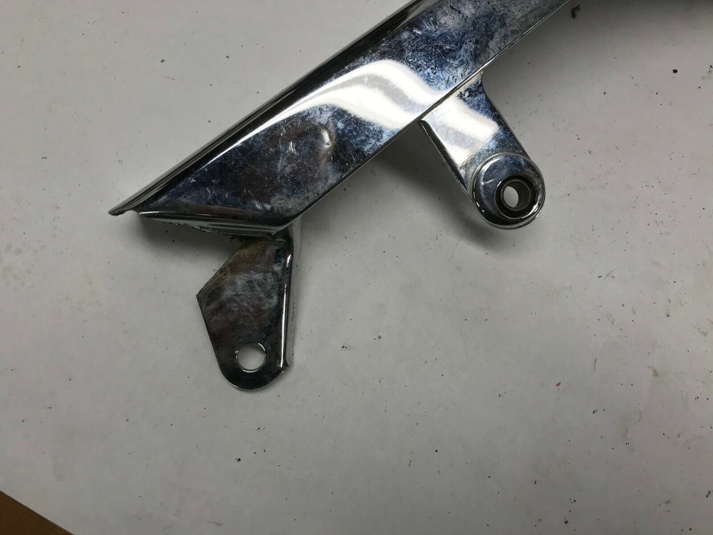 Harley Heritage Softail  Chrome Upper Belt Guard Short Shorty Nice