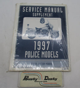 Harley Davidson Official 1997 Police Models Service Manual Supplement 99483-97SP
