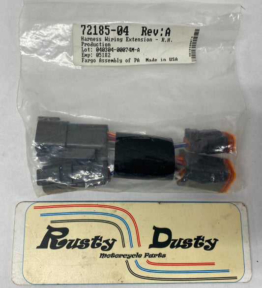 Harley Davidson Genuine Right Hand Wiring Harness Extension 72185-04