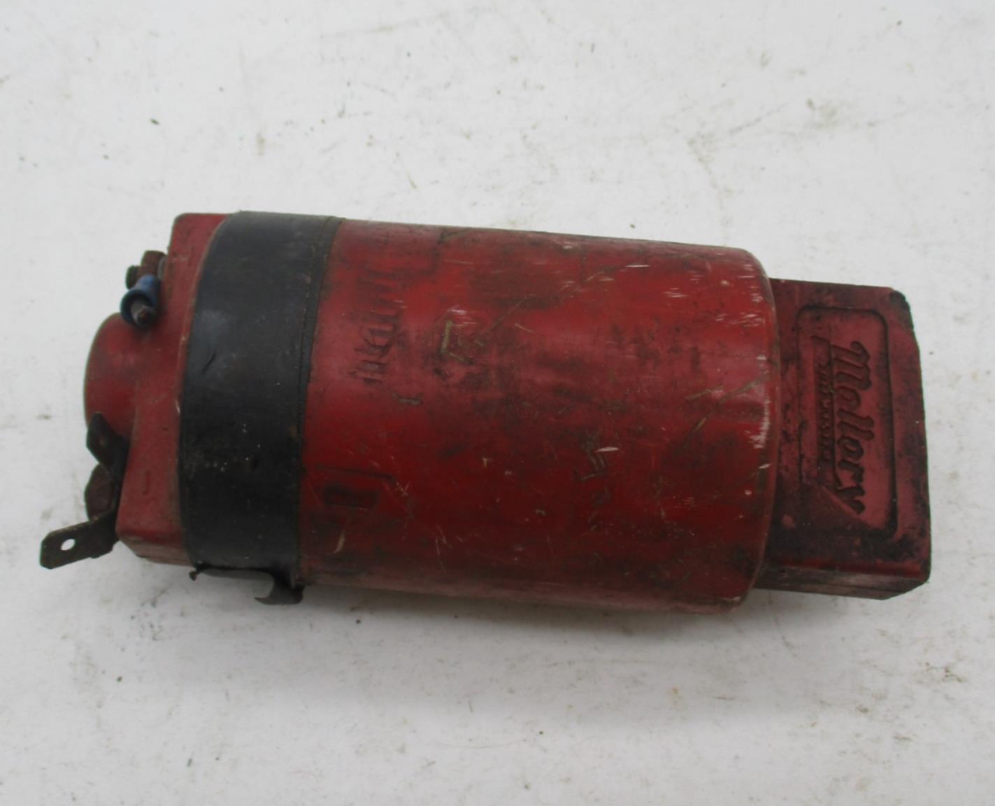 Vintage Motorcycle Chopper Mallory Voltmaster Molded Fleet Coil