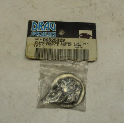 Drag Specialties Harley Davidson Flame Caliper Insert 1.4" Diameter DS325329
