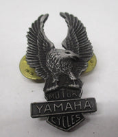 Yamaha Motorcycle Bike Chopper Cruiser Rider Vest Jacket Metal Eagle Silver Pin