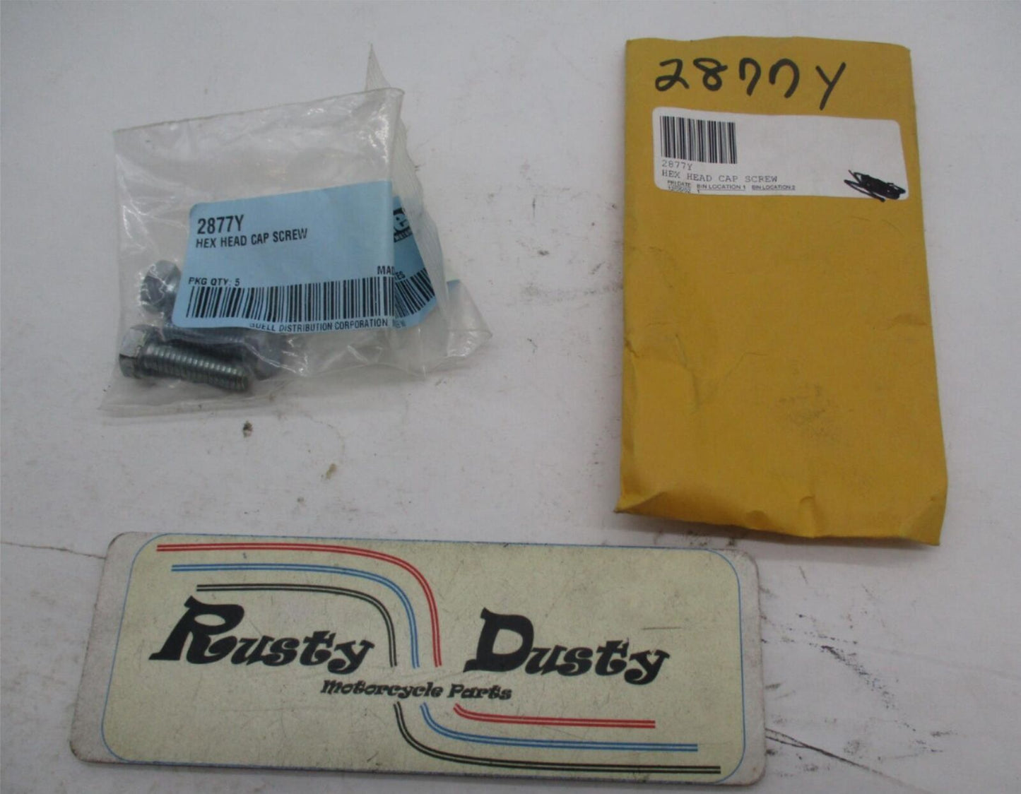 Lot of 3 Harley Davidson Buell Hex Head Cap Screws 2877Y