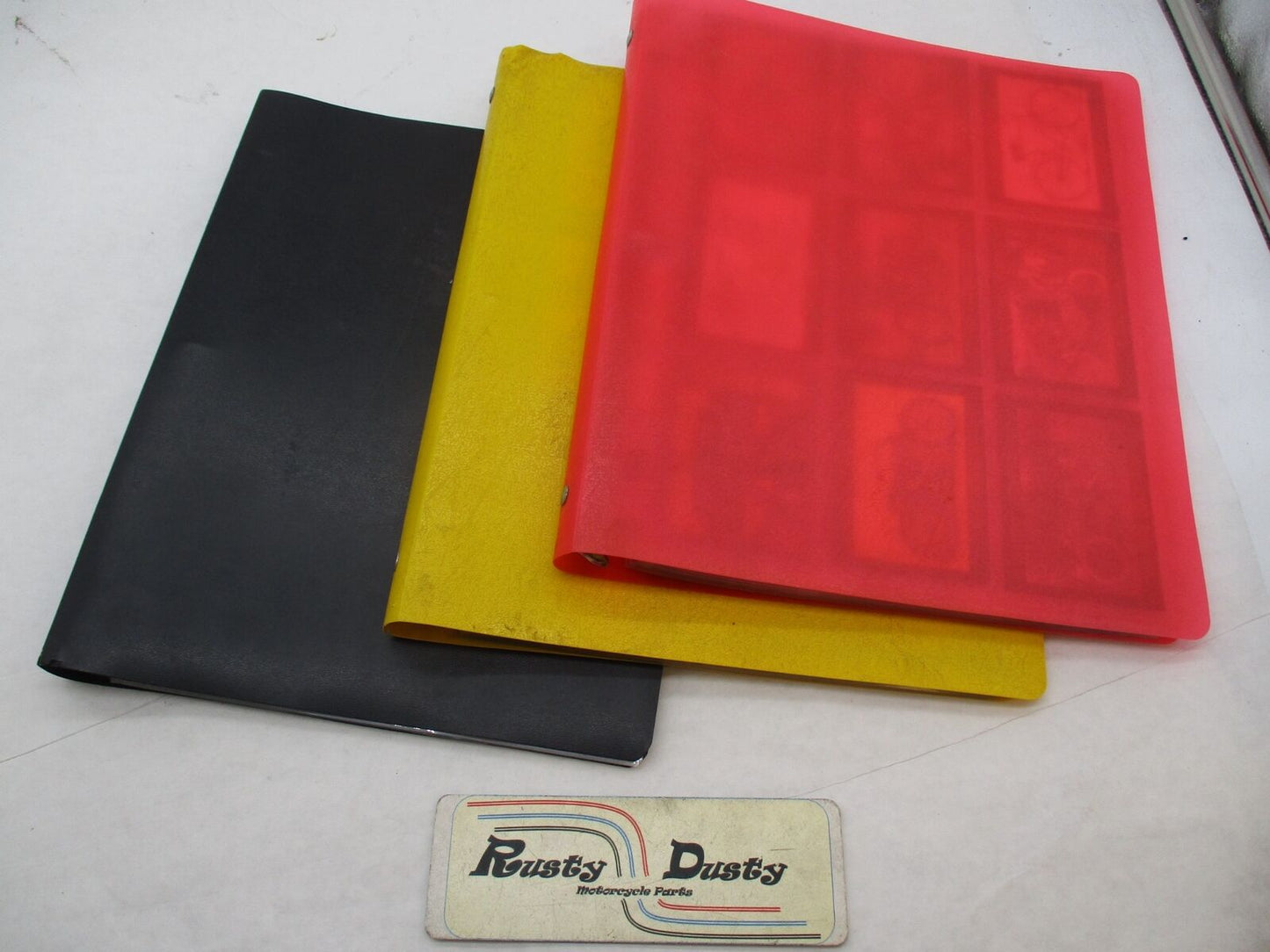 Lot of 3 Binders Filled with Harley Davidson Collector Trading Cards