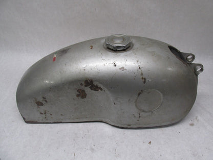 Vintage Italian Made in Itlay Silver Cafe Racer Motorcycle Gas Tank Gilera ?