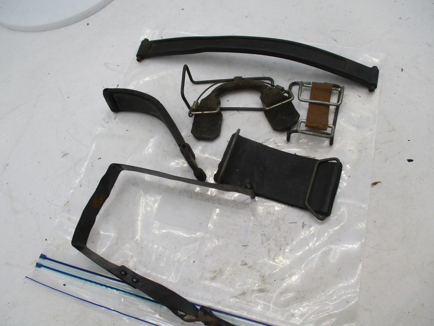 Mix Lot of Vintage Motorcycle Battery Tray Hold Down Straps