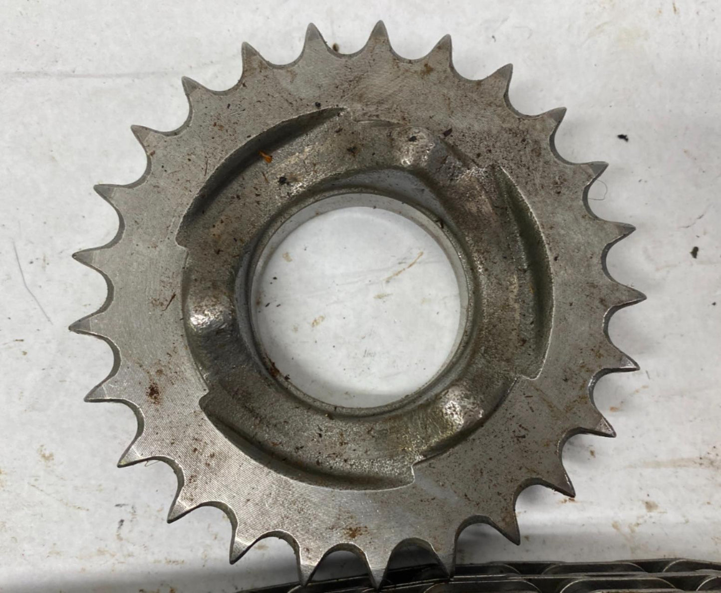 Harley Davidson Big Twin 25T Tooth Compensator Drive Sprocket & Chain