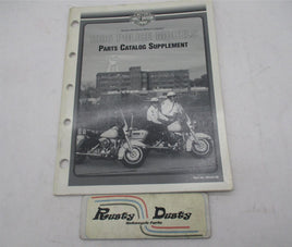 Harley Davidson Official Factory 1996 Police Parts Catalog Supplement 99545-96