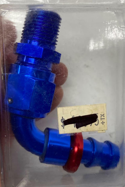 Redhorse Performance Right Angle Push Lock Hose End