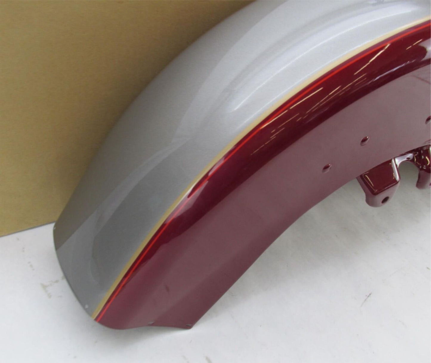 Harley Davidson Genuine NOS Red & Silver Touring Front Fender 59087-89