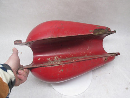 Vintage Original Paint Moto Guzzi Red RARE Gas Fuel Tank Unknown Model