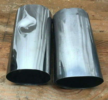 96-15 Harley Davidson Softail Touring FLH FLS FORK COVER COVERS SLIDER Fair Cond