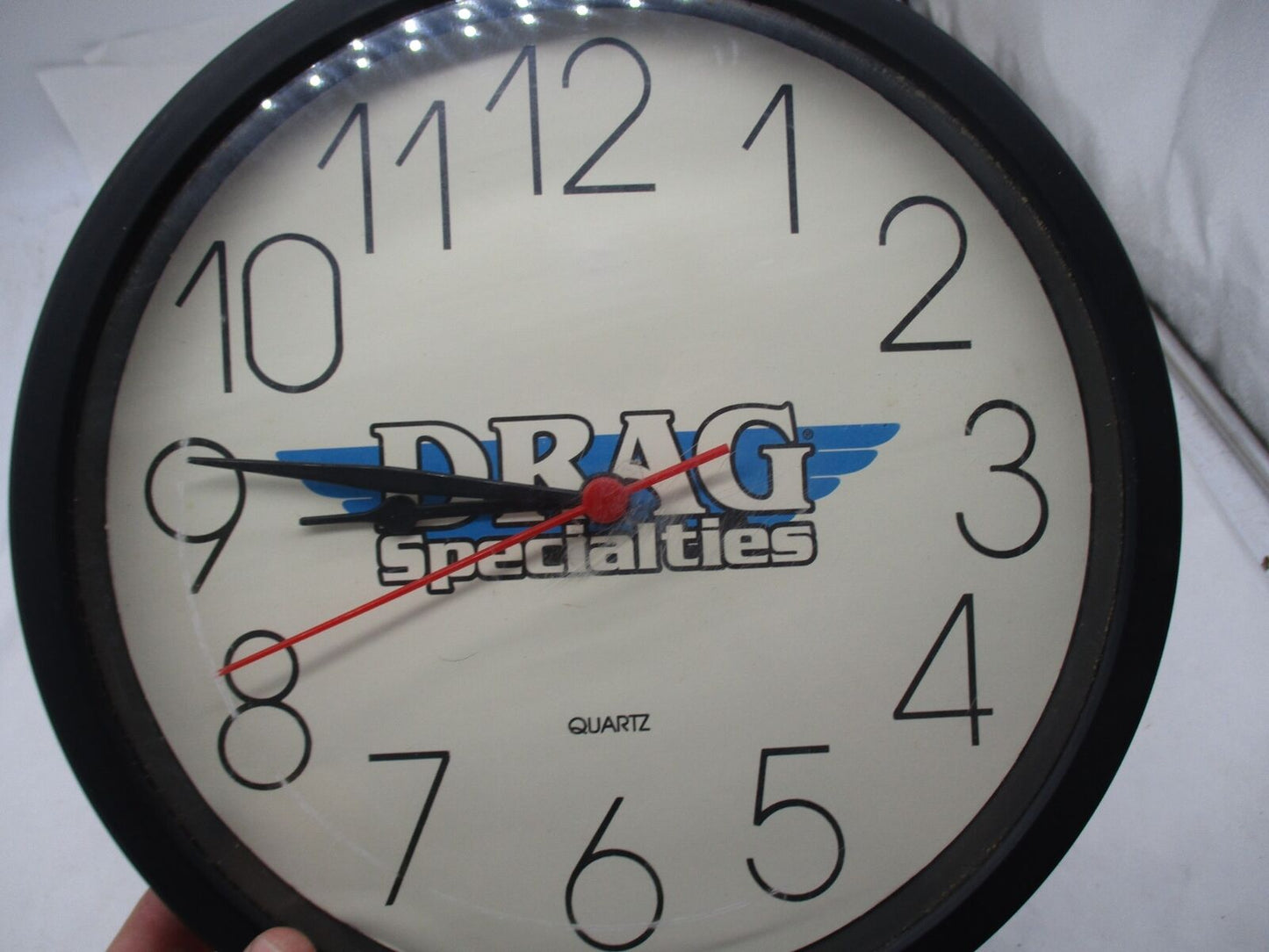 Vintage Drag Specialties Harley Motorcycle Promo Promotional 10" Clock