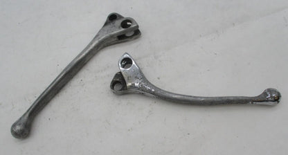 Lot of (2) Harley Panhead Knucklehead Set of Brake Clutch Hand Control Levers