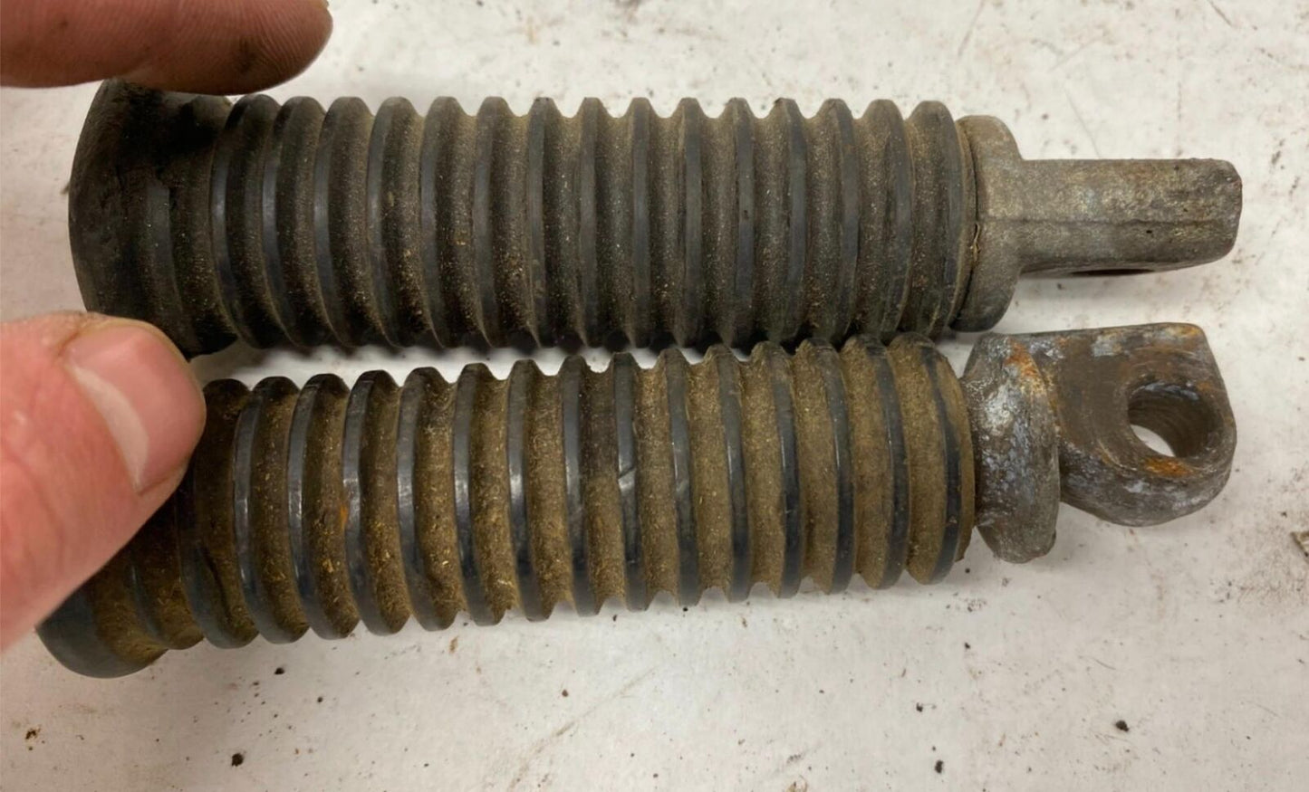 Harley Shovelhead Ironhead Standard Passenger OEM Footpegs