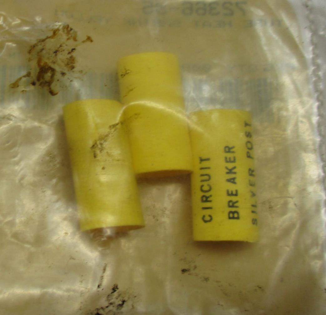 Harley Davidson Genuine NOS Heat Shrink Tube Yellow 3 Pack 72366-95