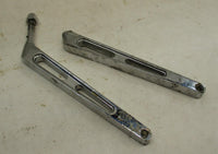 Custom Harley Chopper Pair of Slotted Mirror Stems 6 Inch