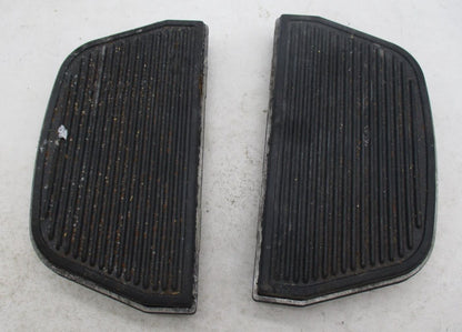 Pair of Harley Davidson Passenger Floorboards Base plates and Rubber Inserts
