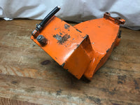 Harley-Davidson Custom L Shaped Orange Oil Tank Good Condition