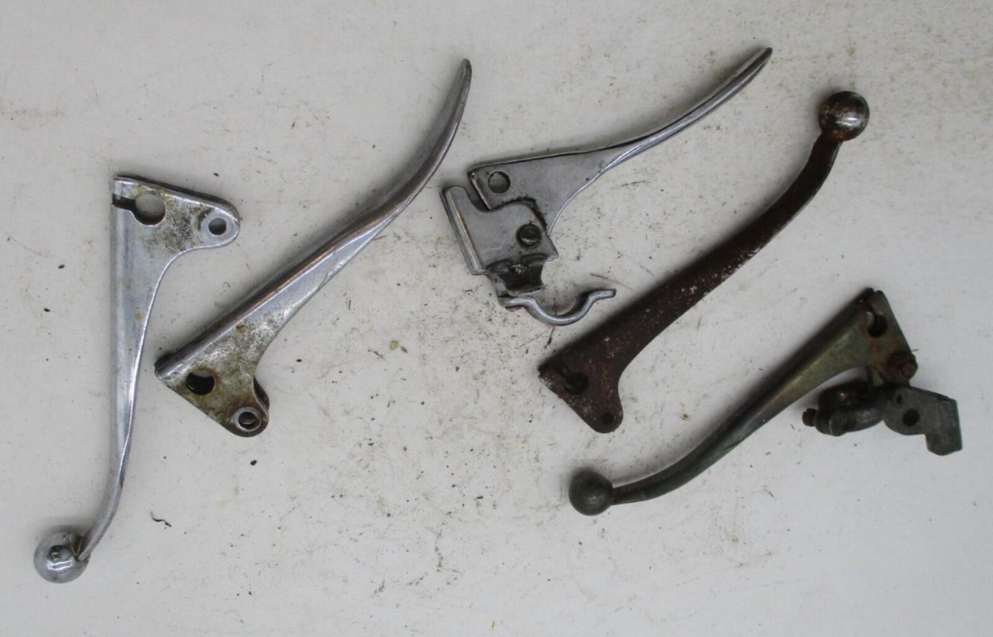 Mixed Lot of Vintage British Motorcycle BSA Norton Hand Control Levers