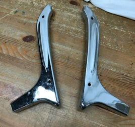 Honda Shadow VT700 700 FENDER STRUT COVERS Back Rest Chrome Nice Shape