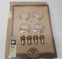 Harley Davidson Genuine NOS V-Rod Bullet Clear Lens Turn Signal Kit 69309-02