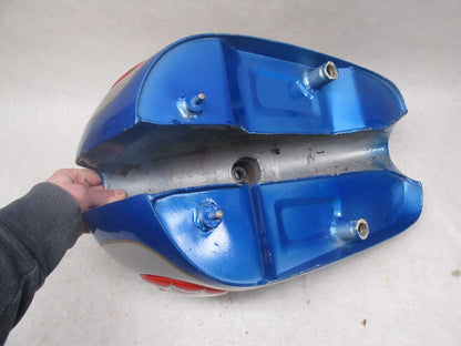 Original Repainted BSA Blue Silver Catalina Gas Fuel Tank Gold Star w/ Cap