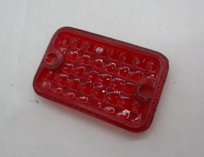 Huge Bulk lot of Harley 1.75" x 1" Motorcycle Mini Baron Marker Light Red Lenses