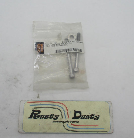 Custom Chrome Harley Davidson Mini Floorboard Replacement Hardware 05-100