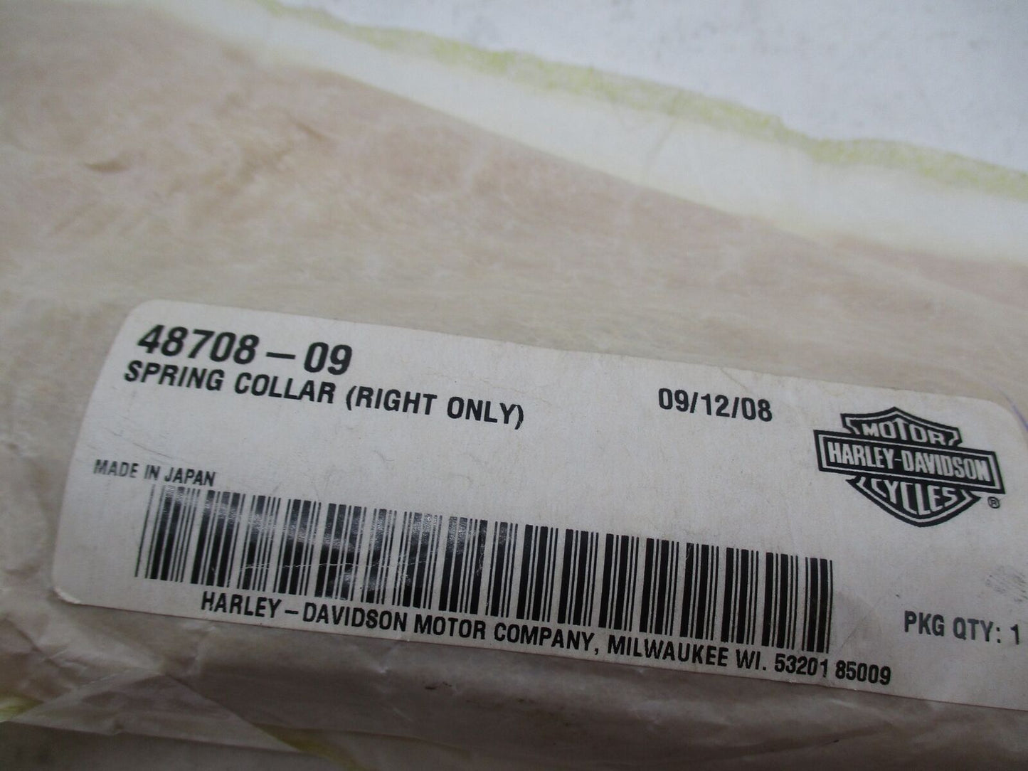 Harley Davidson Genuine NOS VRSCF Right Only Spring Collar 48708-09