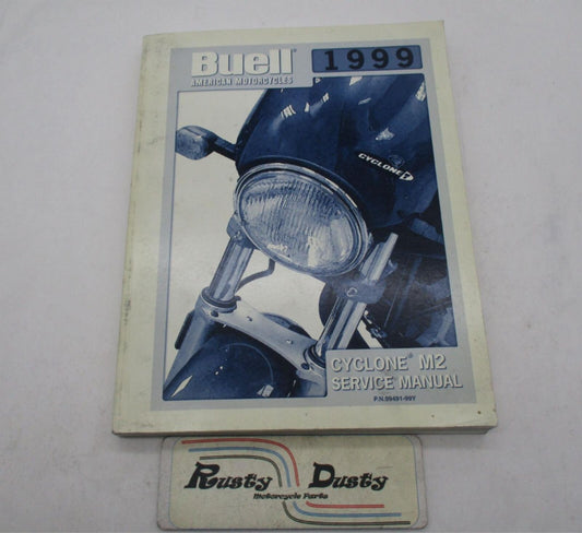 Harley Buell Official Factory 1999 Clone M2 Service Manual 99491-99Y