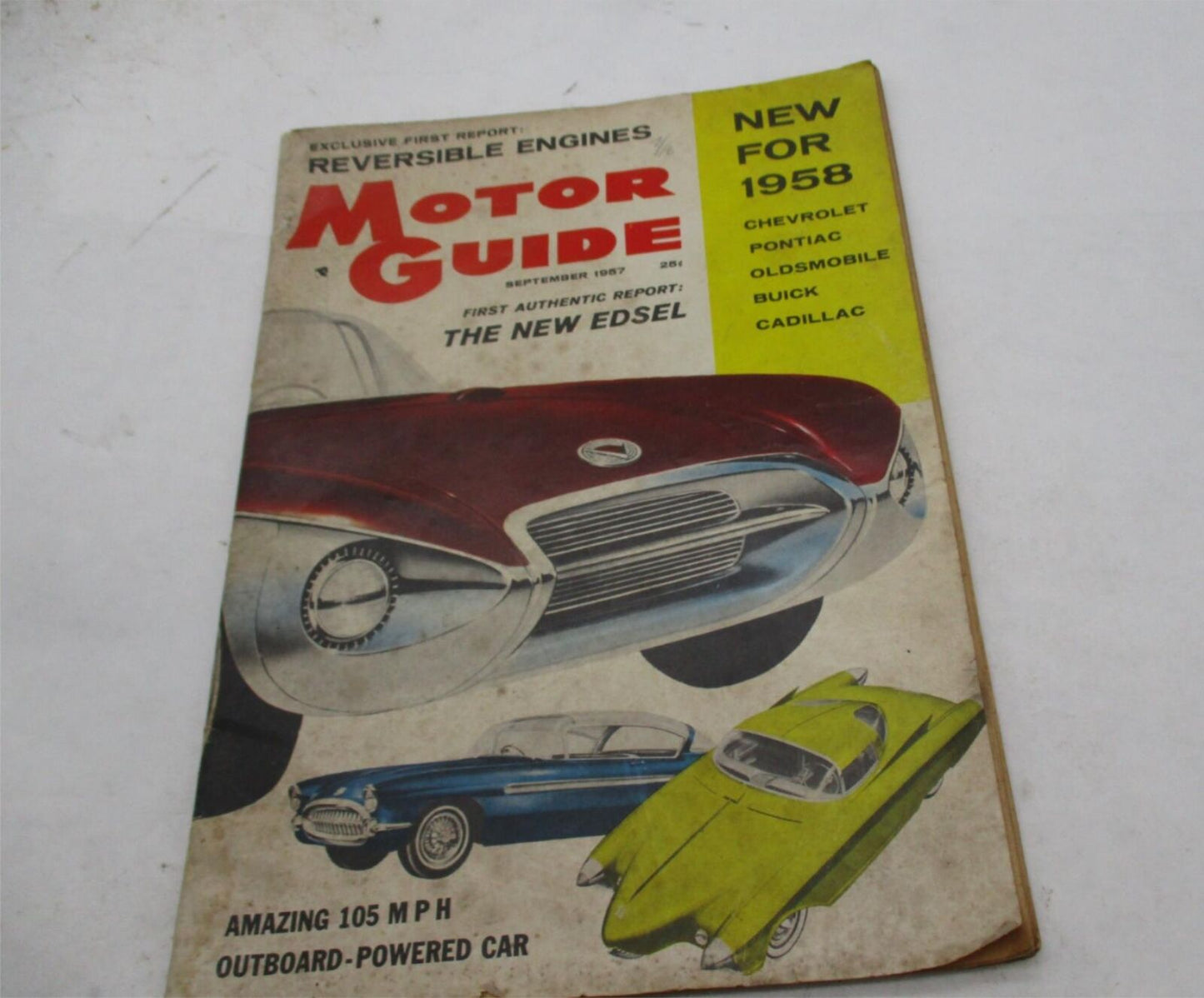 Vintage Motor Guide September 1957 Car Magazine