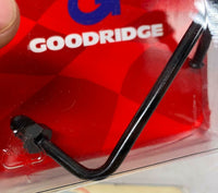 Goodridge JIC To -3 Tube Adapter S-Bend Ebony 3/8" P666-03BK