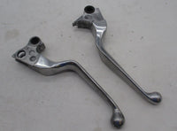 Harley Davidson Genuine Stock Clutch and Brake Hand Control Levers Polished