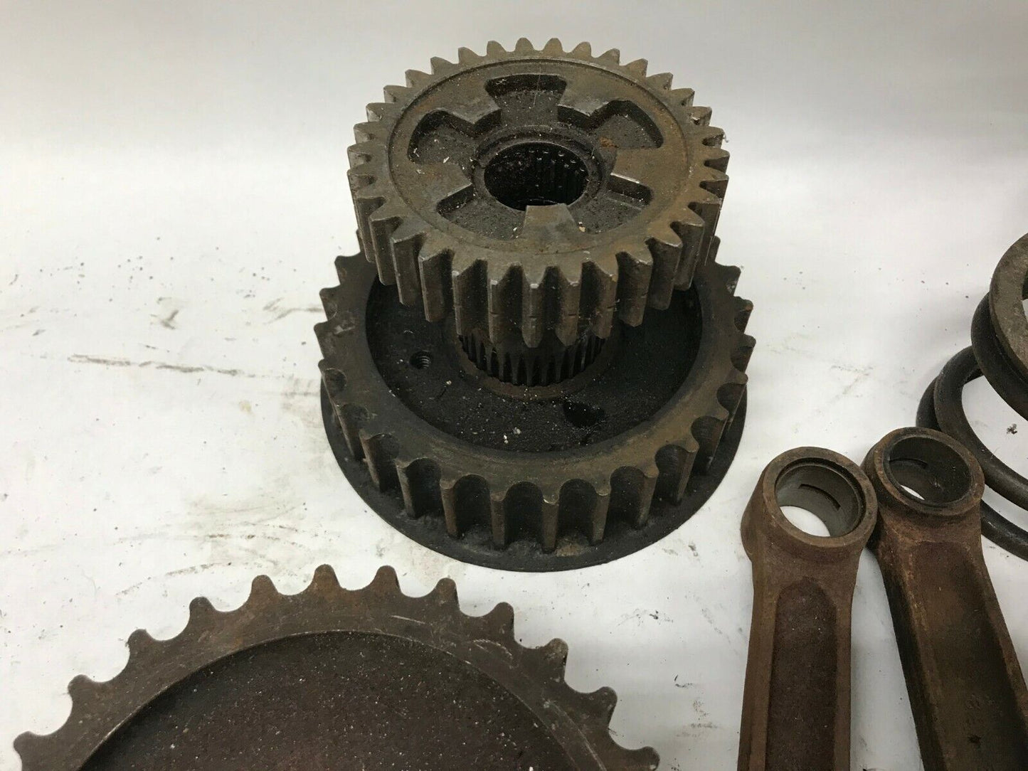 Lot Harley-Davidson Ironhead Sportster Primary Compensator Sprocket Rods Parts