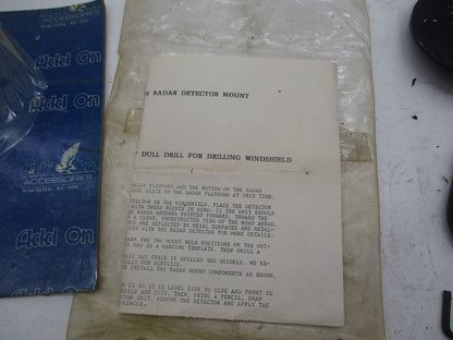 Add On Accessories Honda Goldwing GL Radar Detector Mounting Bracket 090-126