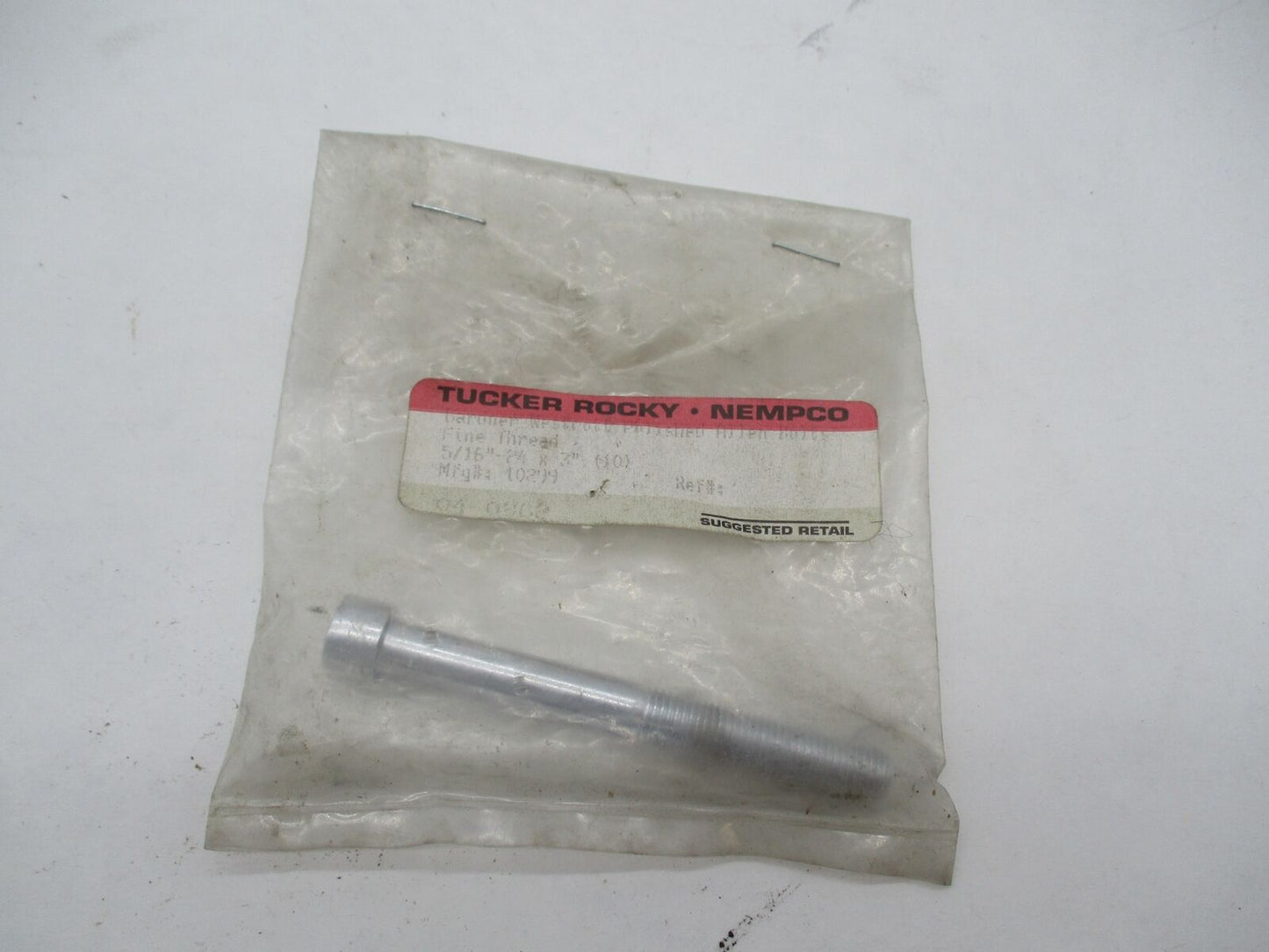 Tucker Rocky Polished Allen Bolts 5/16"-24x3" Harley Davidson