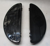 Harley Davidson Half Moon Driver Floorboards Foot Boards Black