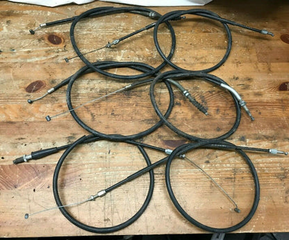 LOT (6) Honda 250 XR XR250R XR250-R Used Cables Throttle Clutch 1986 -1991