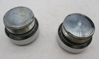 Harley Davidson Front Fork Tube Caps Covers Chrome 39mm