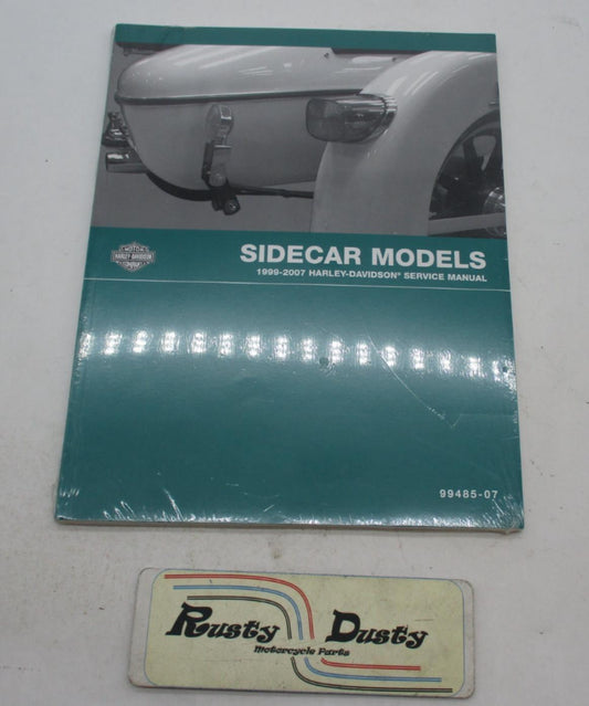 Harley Davidson Official Factory 99-2007 Sidecar Models Service Manual 99485-07