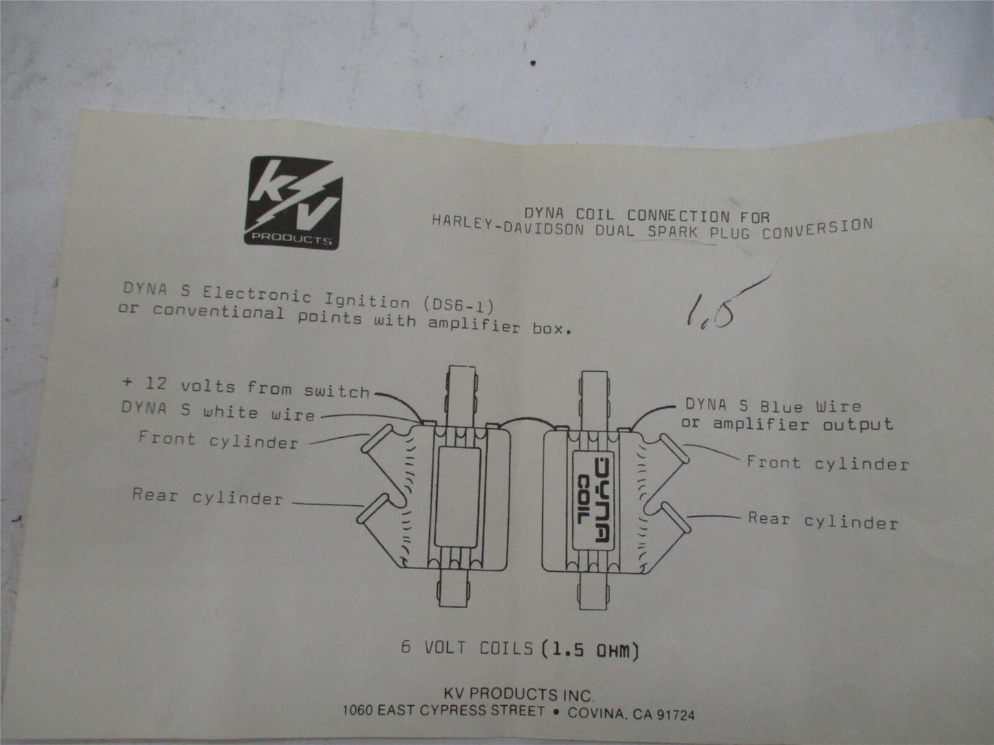 Harley Davidson NOS Dual Spark Plug Dyna Coil Connector Conversion