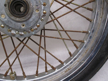 Harley Davidson Narrow Glide 19X3.25 19" x 3.25" Front Dual Disc Wheel w/ Tire